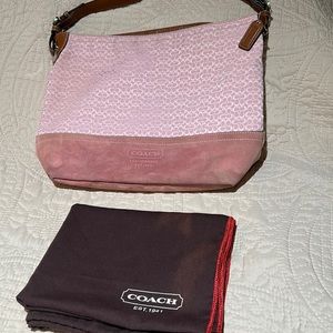 COACH MONOGRAM CANVAS SATCHEL